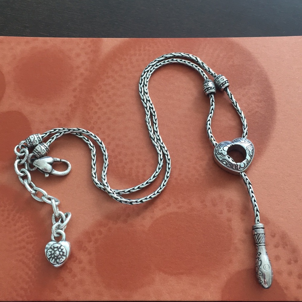 Brighton silver heart necklace